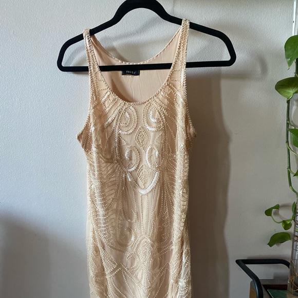 1920’s style beaded sequin dress (S) - Picture 7 of 16